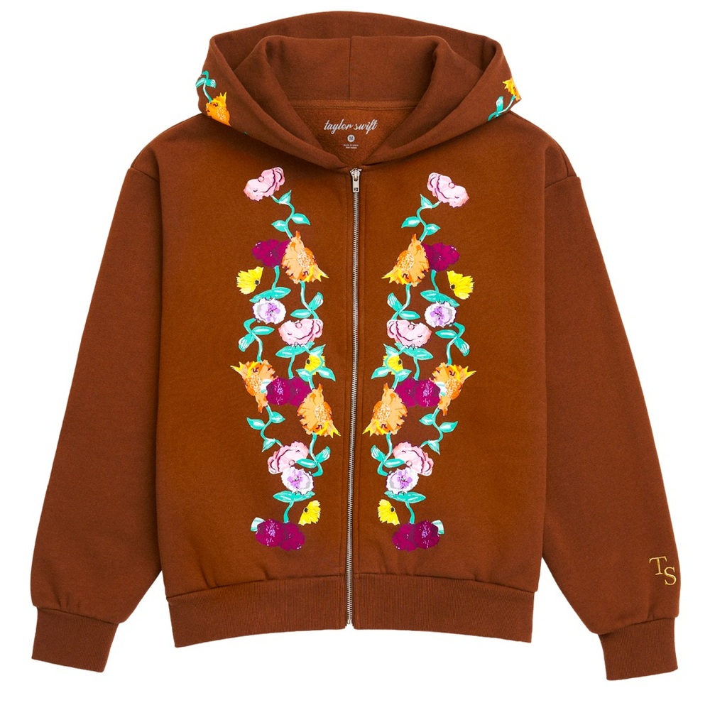 XS Taylor Swift Acoustic Piano Zip Up Hoodie Eras Tour Sweatshirt Zip Hoodie New